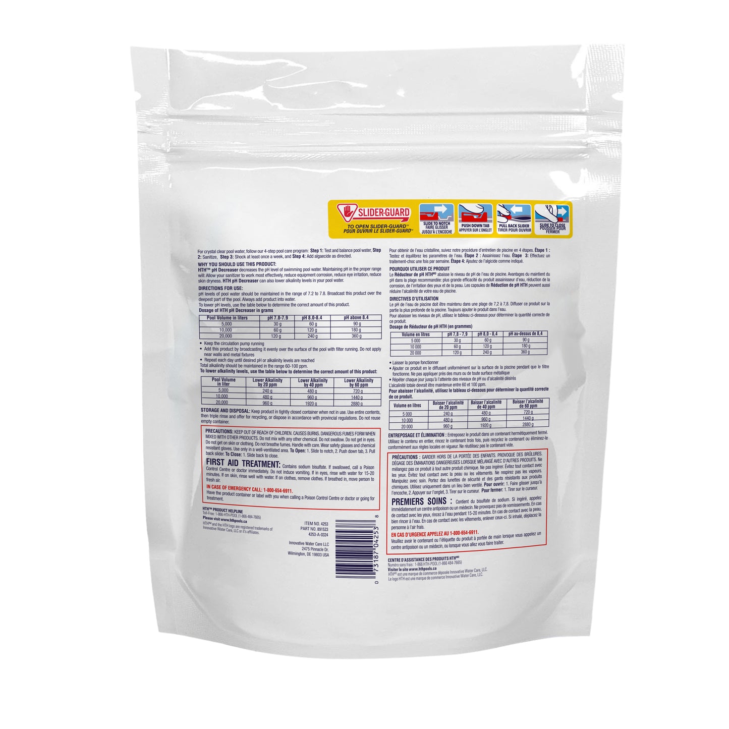 Diminuateur de pH HTH™