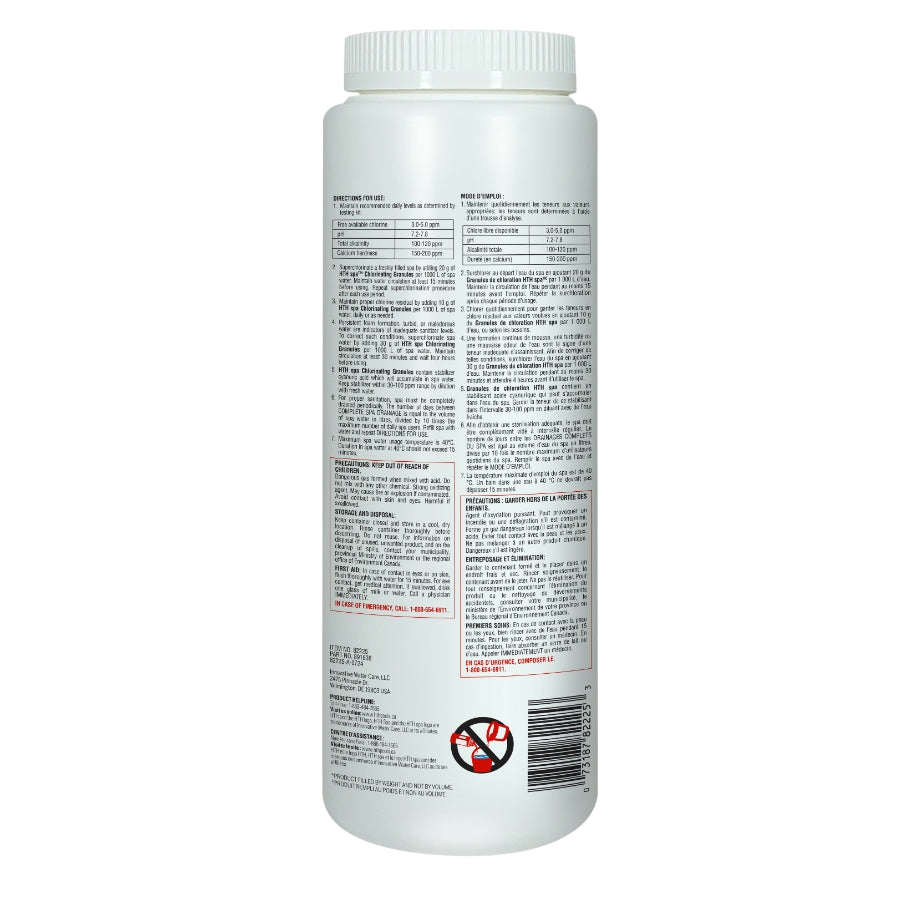 Granulés de chloration pour spa HTH™