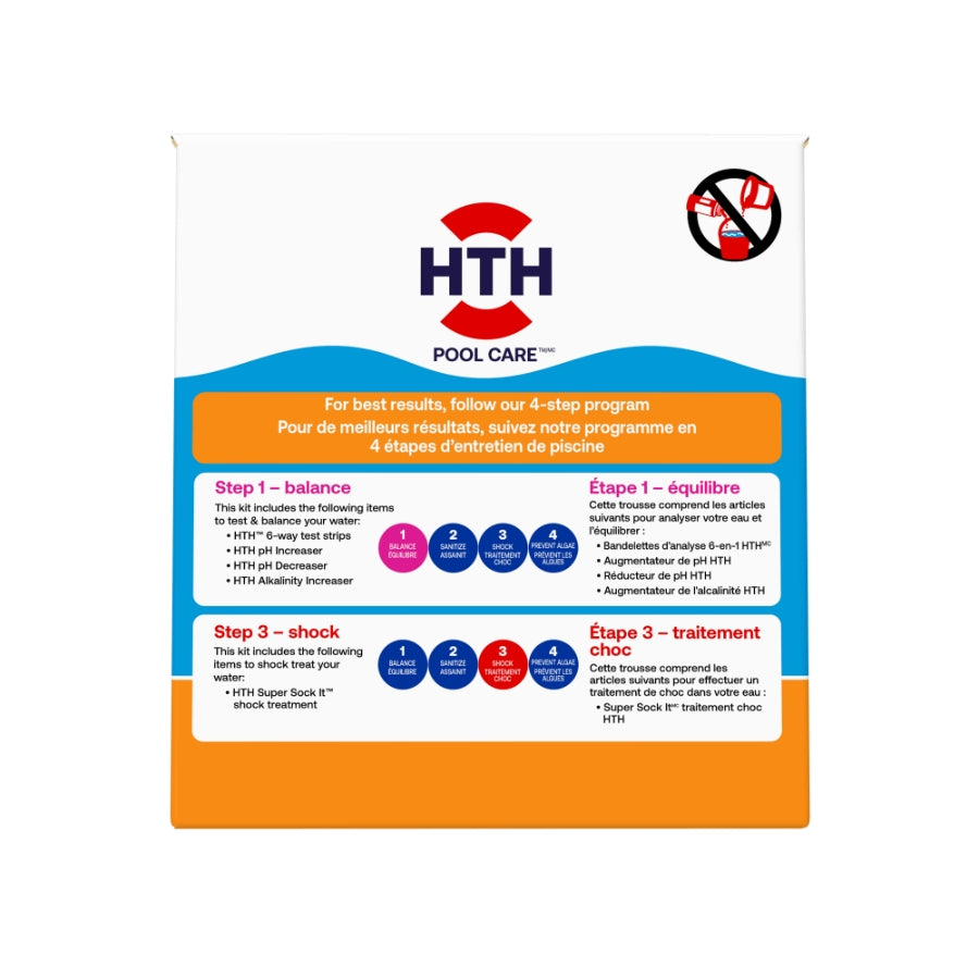 Kit de démarrage d'entretien de piscine HTH™